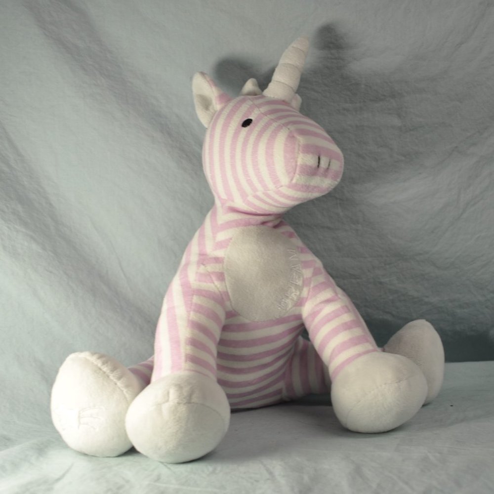 SALE* Plush bella tunno striped unicorn stuffed animal (w1577)